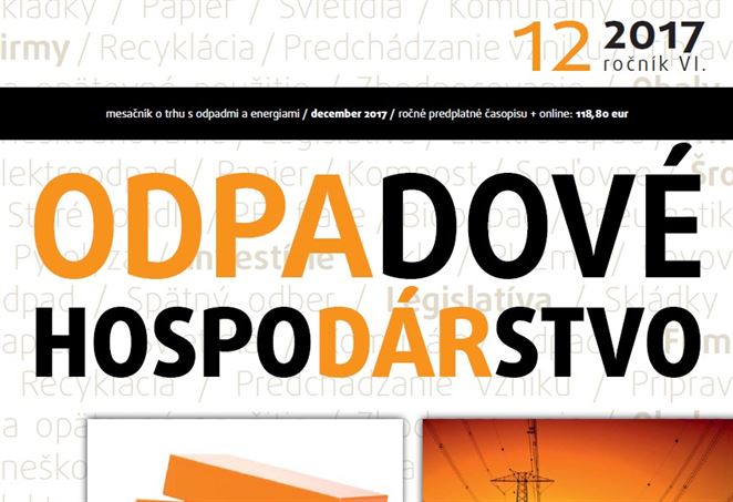 Čo by vám nemalo ujsť. ODPADOVÉ HOSPODÁRSTVO, 2017/12
